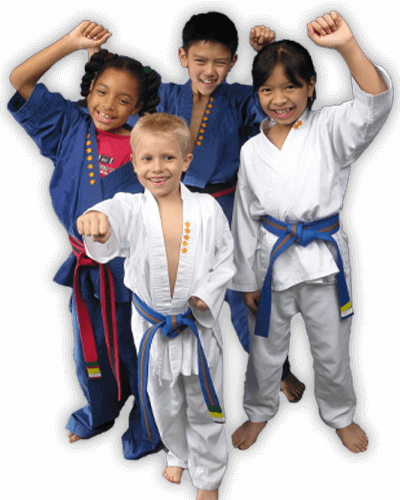 Martial Arts Summer Camp for Kids in __CITY__ __STATE__ - Happy Group of Kids Banner Summer Camp Page